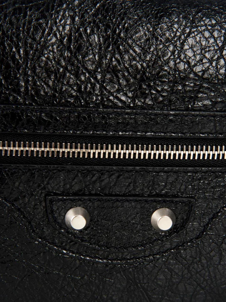 Balenciaga Classic Silver Neo Lift Belt Bag Black - Image 6