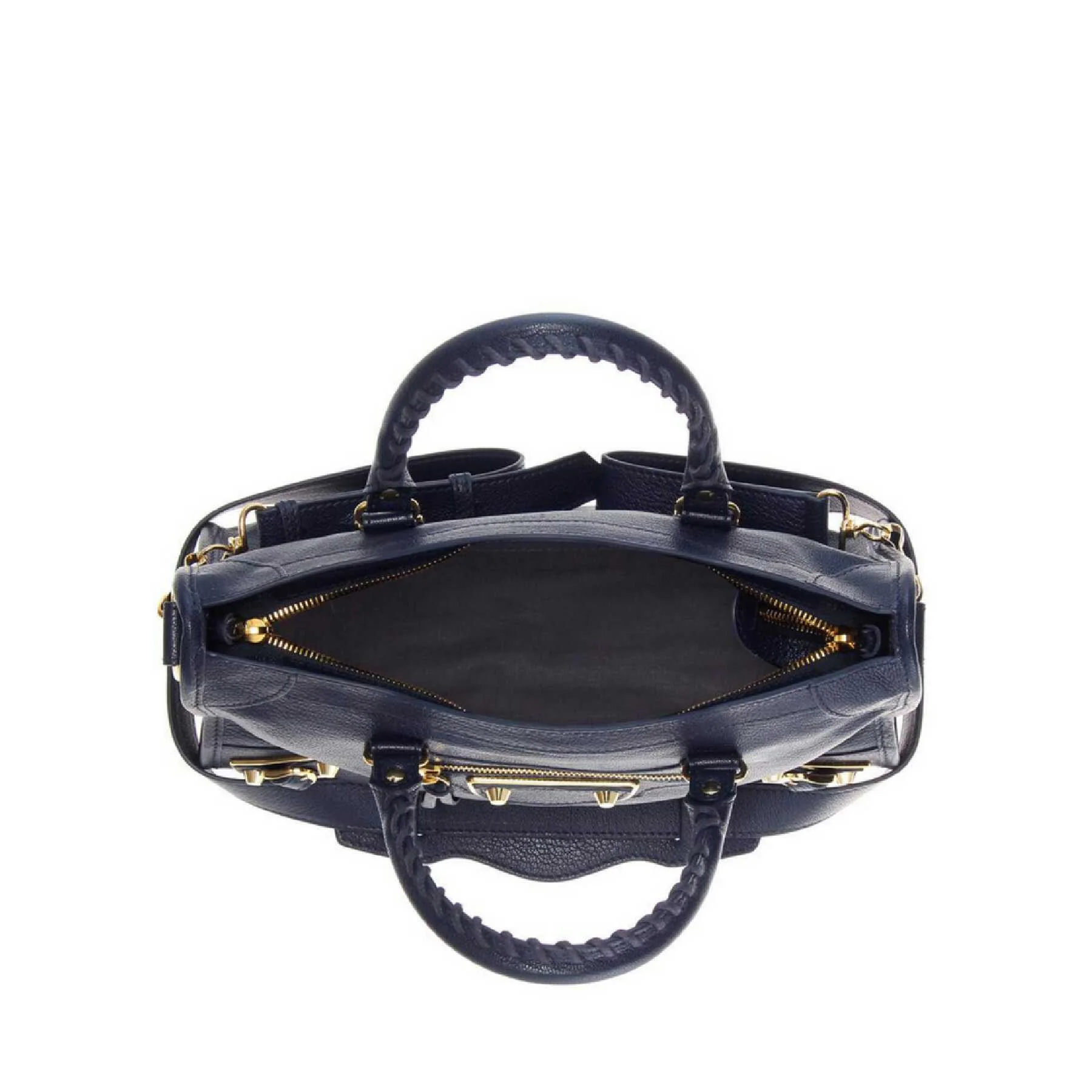 Balenciaga Classic Metallic Edge Mini City Bleu Nuit - Image 3