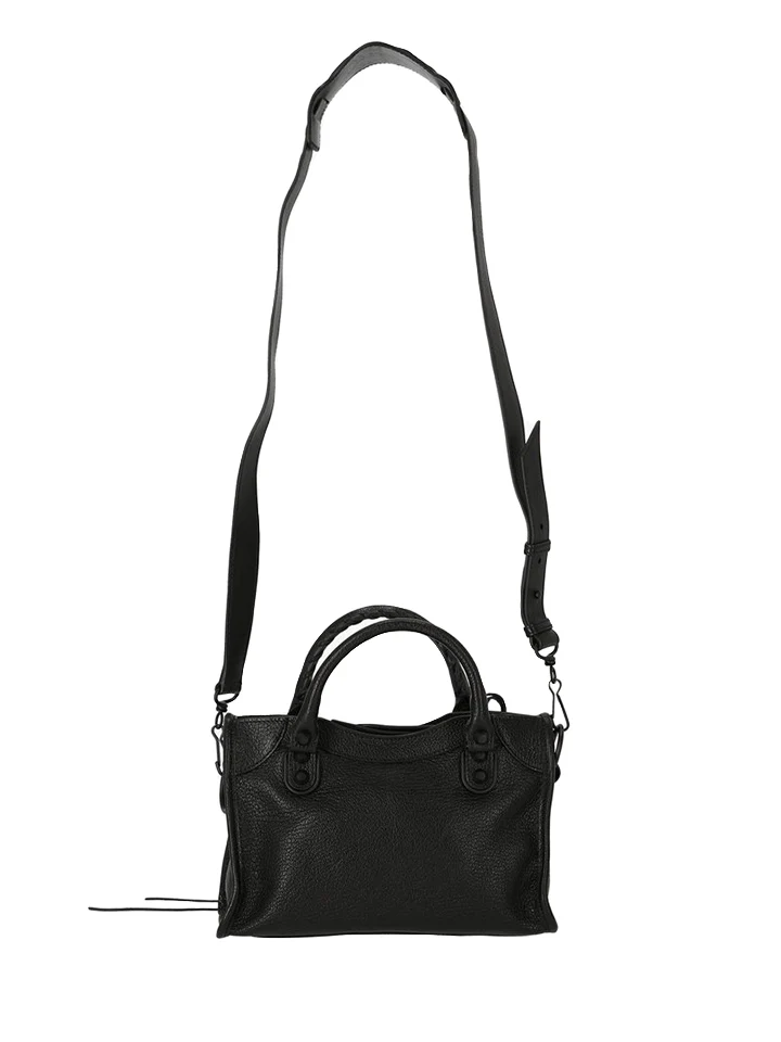 Balenciaga Classic Metallic Edge Mini City Full Black - Image 4