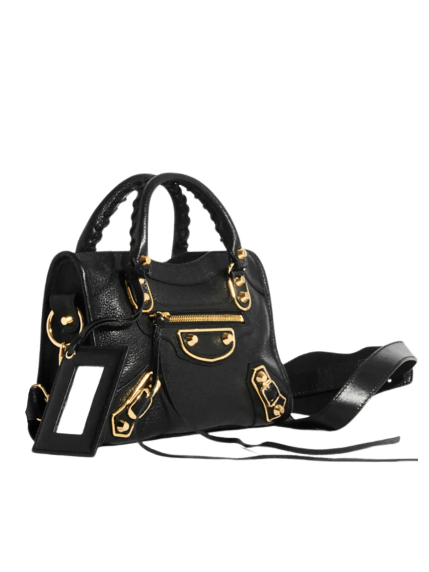 Balenciaga Classic Mini City Edge Black/Gold Hardware - Image 4