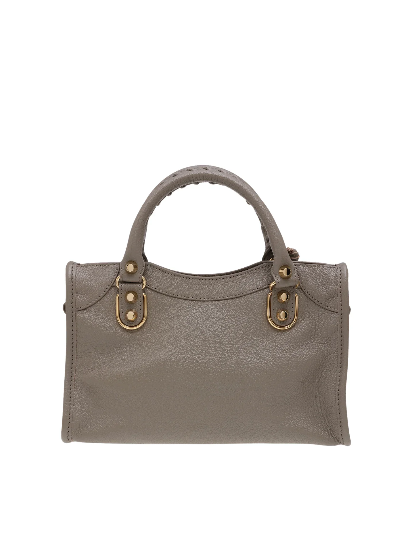 Balenciaga Metallic Edge Mini City Mink Grey - Image 3