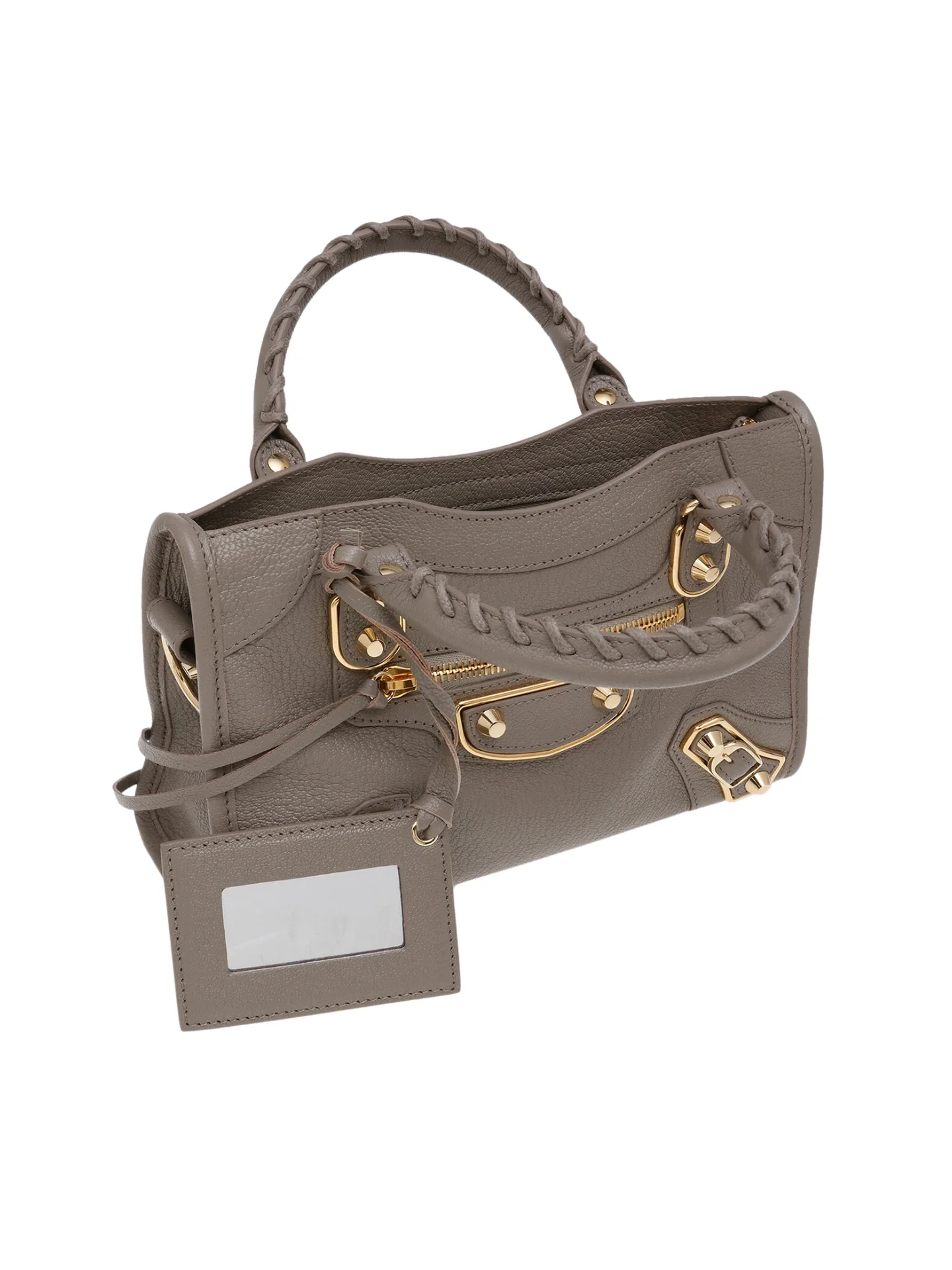 Balenciaga Metallic Edge Mini City Mink Grey - Image 5