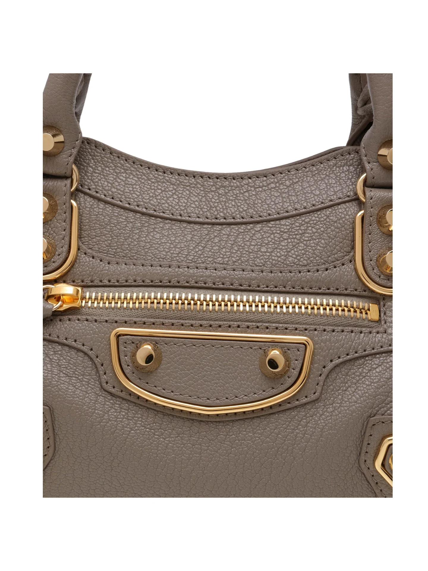 Balenciaga Metallic Edge Mini City Mink Grey - Image 7