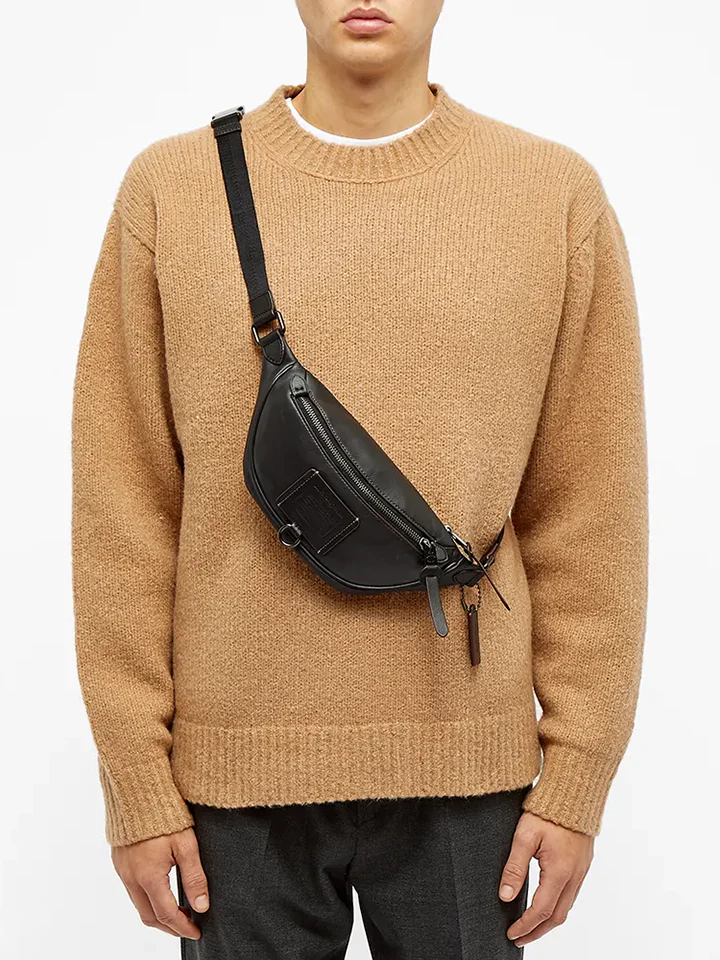 Coach 76188 Rivington Belt Bag 7 Black - Image 3