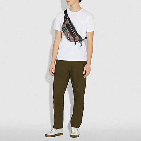 Coach F72952 Terrain Disney Belt Bag In Signature Canvas With Snow White Patches Tan - Image 14