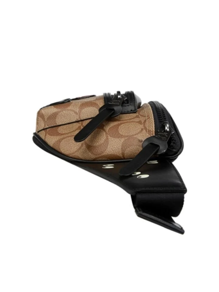 Coach F72952 Terrain Disney Belt Bag In Signature Canvas With Snow White Patches Tan - Image 3