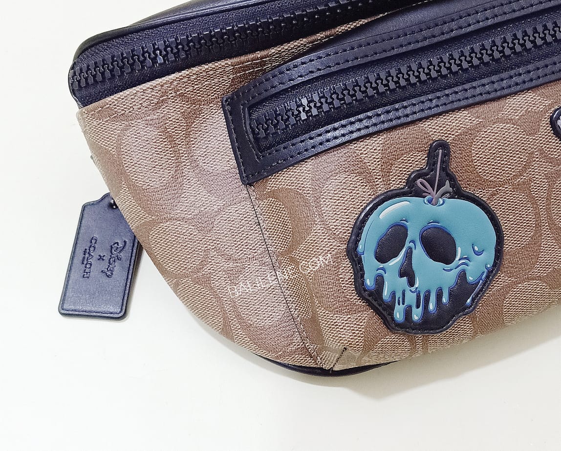 Coach F72952 Terrain Disney Belt Bag In Signature Canvas With Snow White Patches Tan - Image 8
