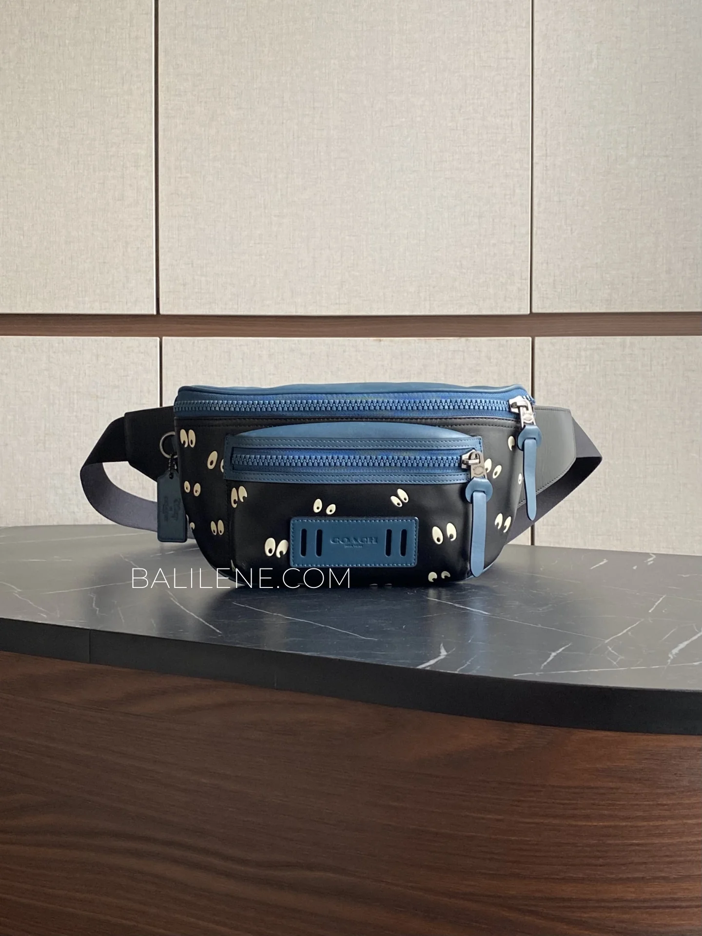 Coach F72956 Disney X Terrain Belt Bag With Snow White And The Seven Dwarfs Eyes Print Black Multi - Image 8