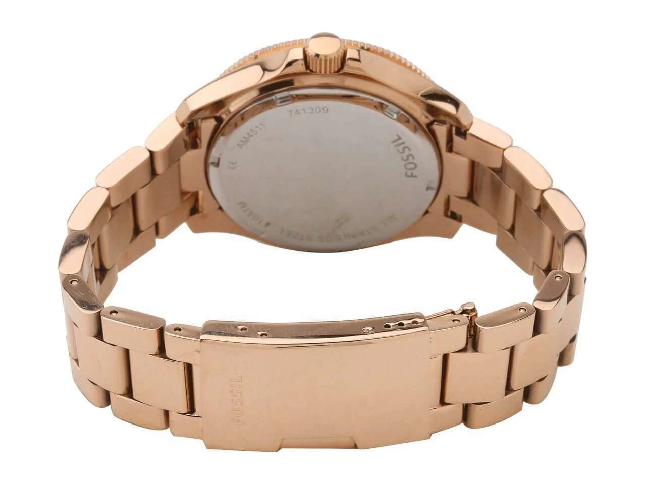 Fossil AM4511 Caecile Multifunction Chronograph Rosegold Watch - Image 4