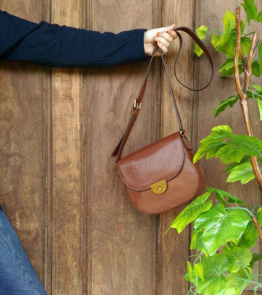 Fossil ZB6851200 Emi Saddle Bag Brown - Image 4