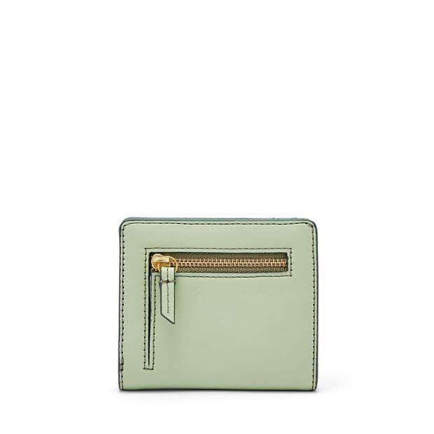 Fossil Sl7150336 Emma Rfid Mini Purse Wallet Light Sage - Image 3