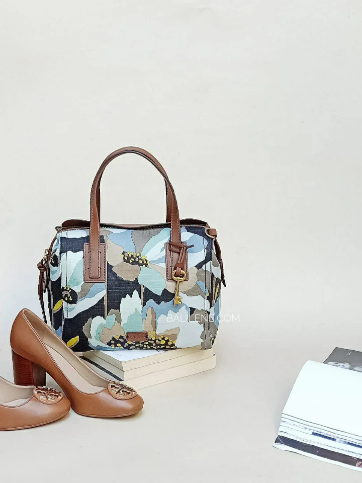 Fossil ZB6907992 Emma Satchel Dark Floral - Image 6