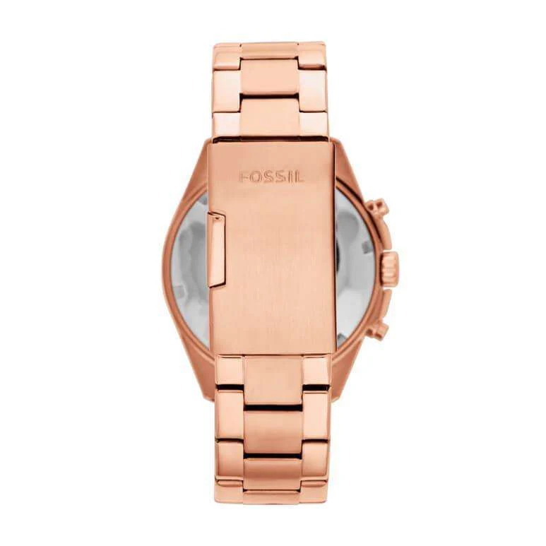 Fossil ES3352 Decker Chronograph Rose Gold Stainless Steel Watch - Image 4