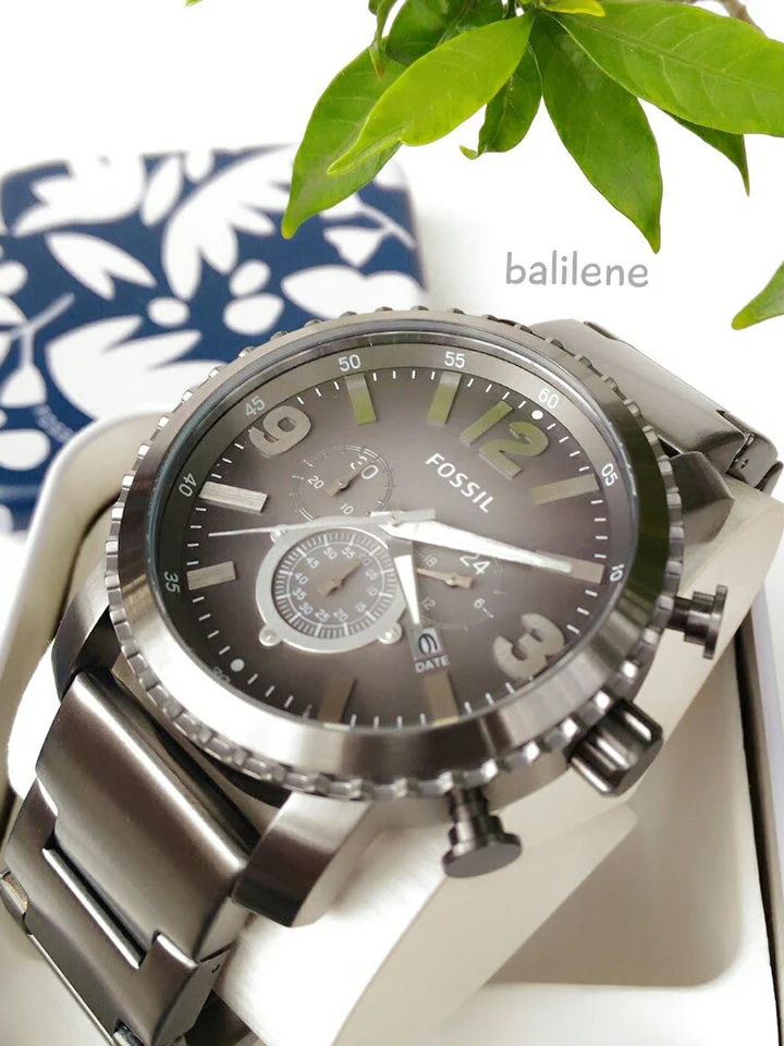 Fossil BQ1651 Gage Chronograph Smokey Grey Stainless Steel Watch - Image 3