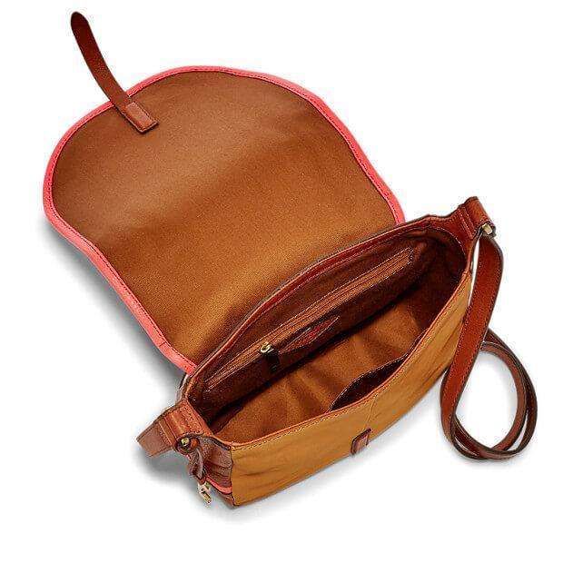 Fossil ZB7167895 Lennox Small Saddle Bag Crossbody - Image 3