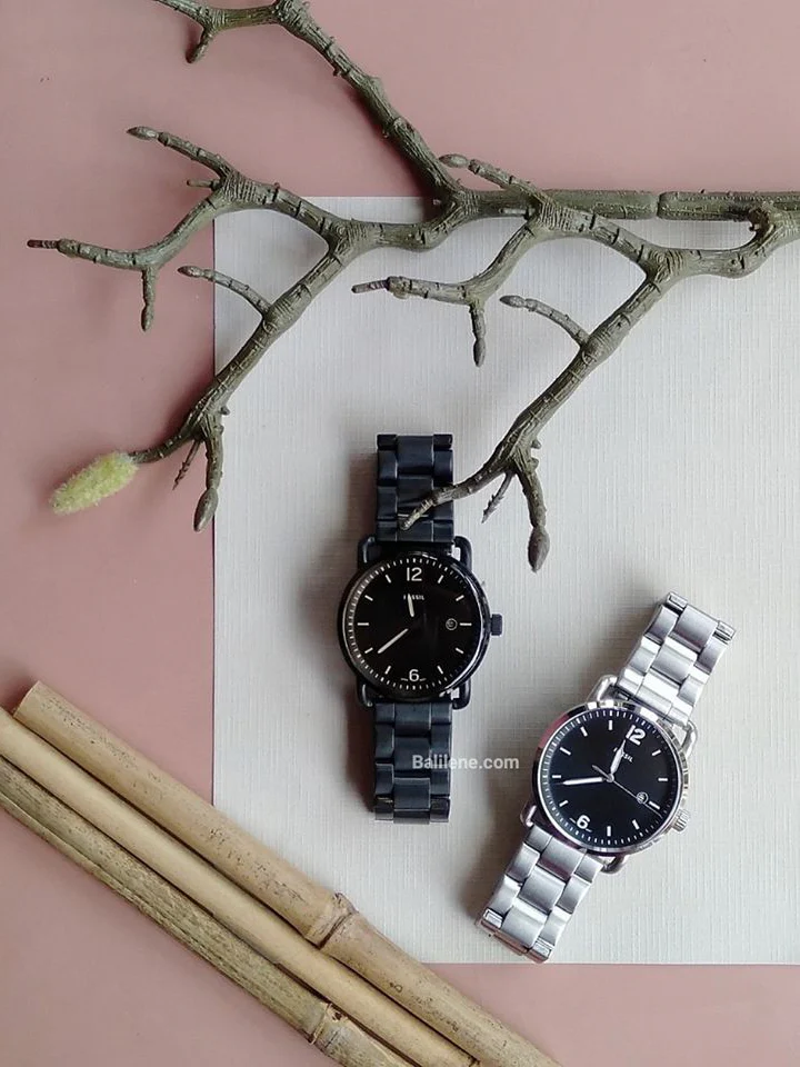 Fossil FS5277 The Commuter Three-hand Date Black Stainless Steel Watch - Image 4