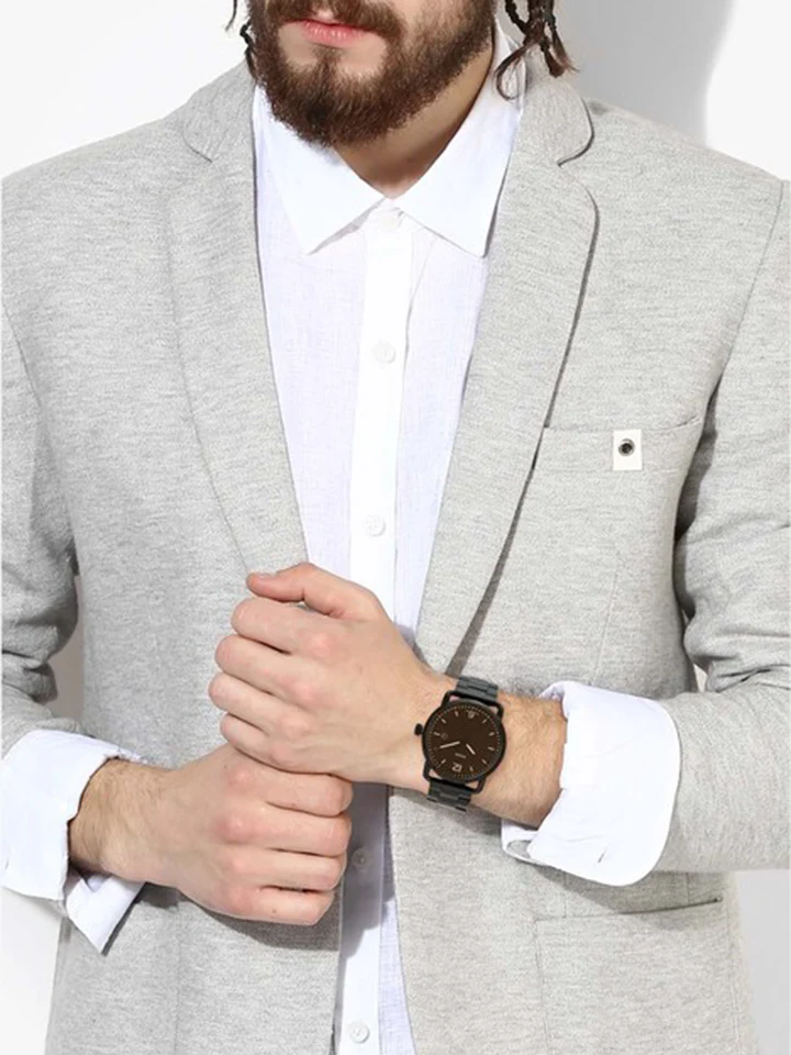 Fossil FS5277 The Commuter Three-hand Date Black Stainless Steel Watch - Image 5