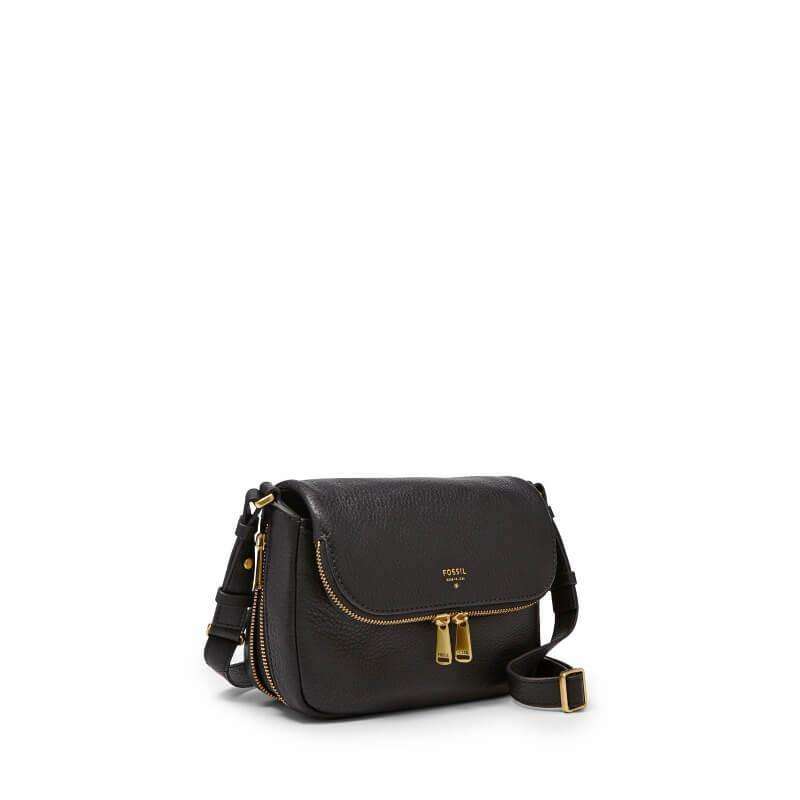 Fossil ZB5873001 Preston Small Flap Cross Body Bag Black - Image 3