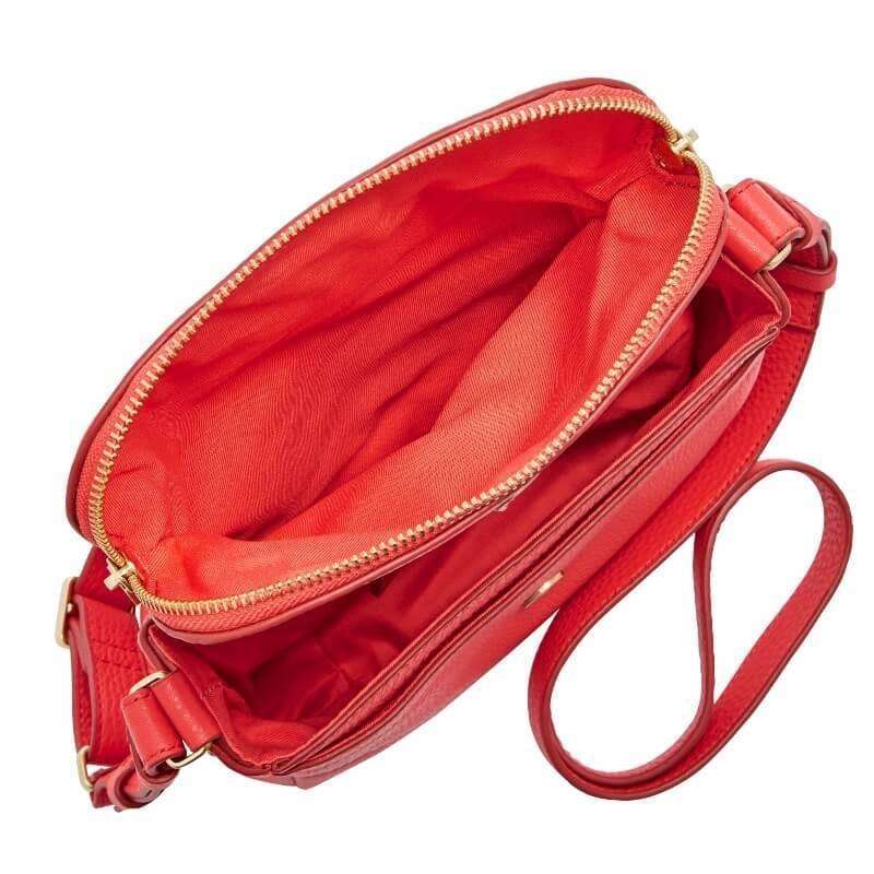Fossil ZB5873616 Preston Small Flap Cross Body Bag Tomato - Image 5