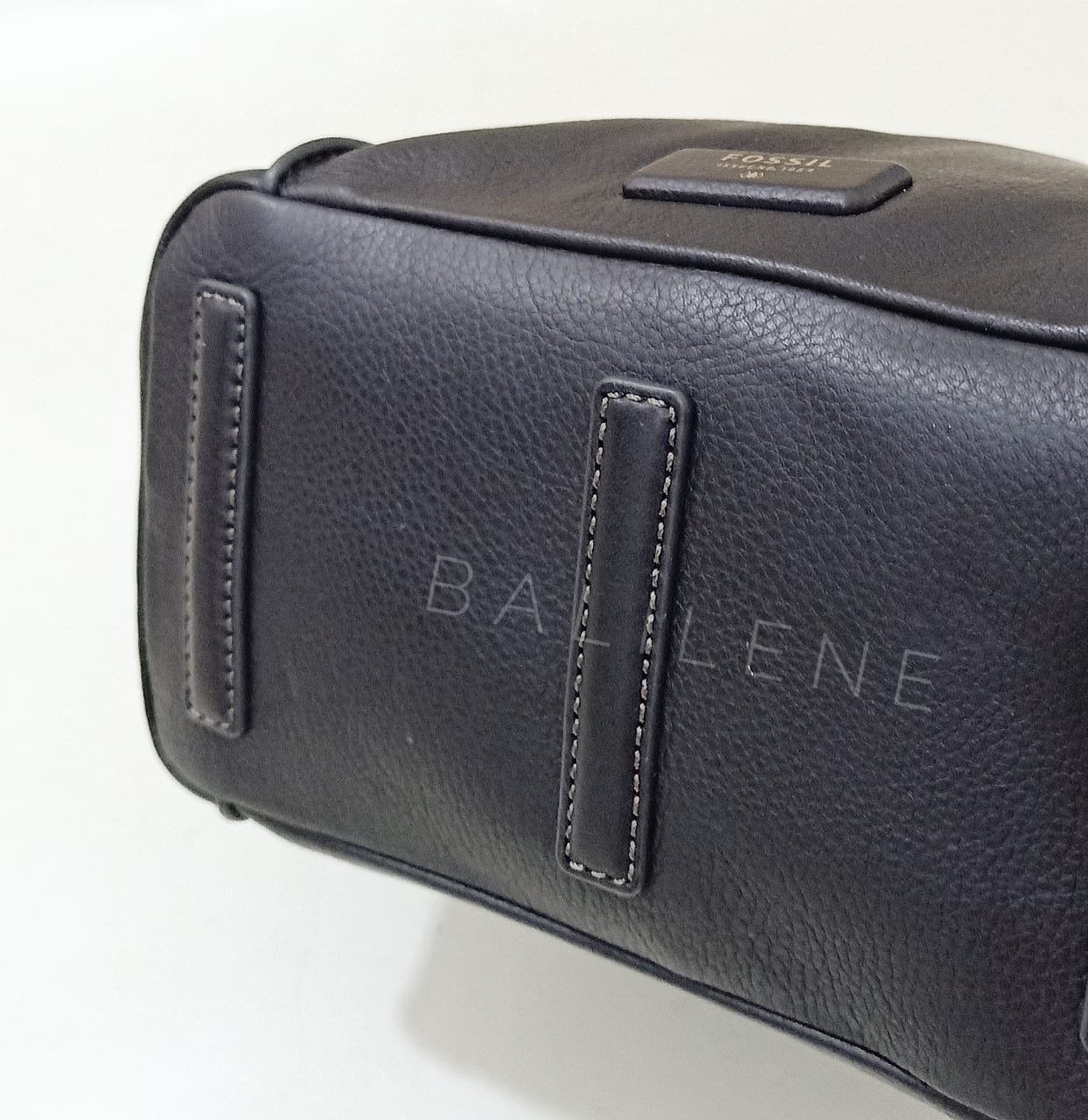 Fossil ZB6696001 Emerson Medium Leather Satchel in Black - Image 4