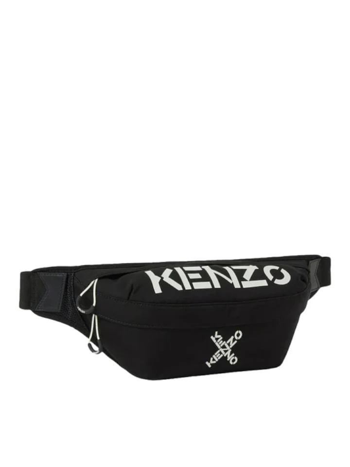 Kenzo Sport Logo Printed Belt Bag Black - Image 4
