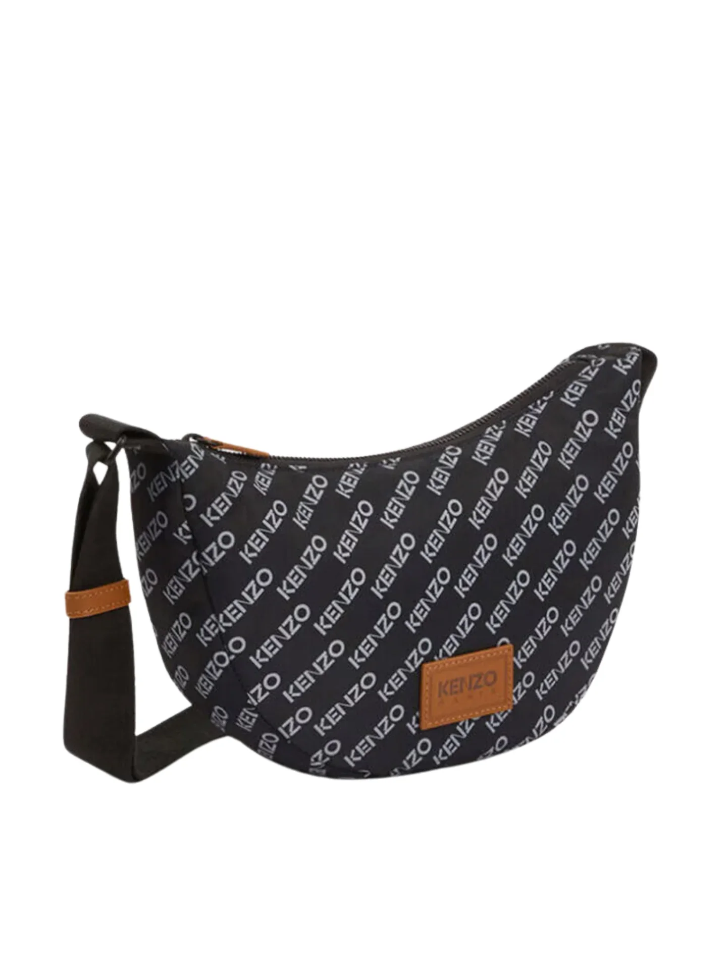 Kenzo Paris Sport Monogram Shoulder Bag Black - Image 3