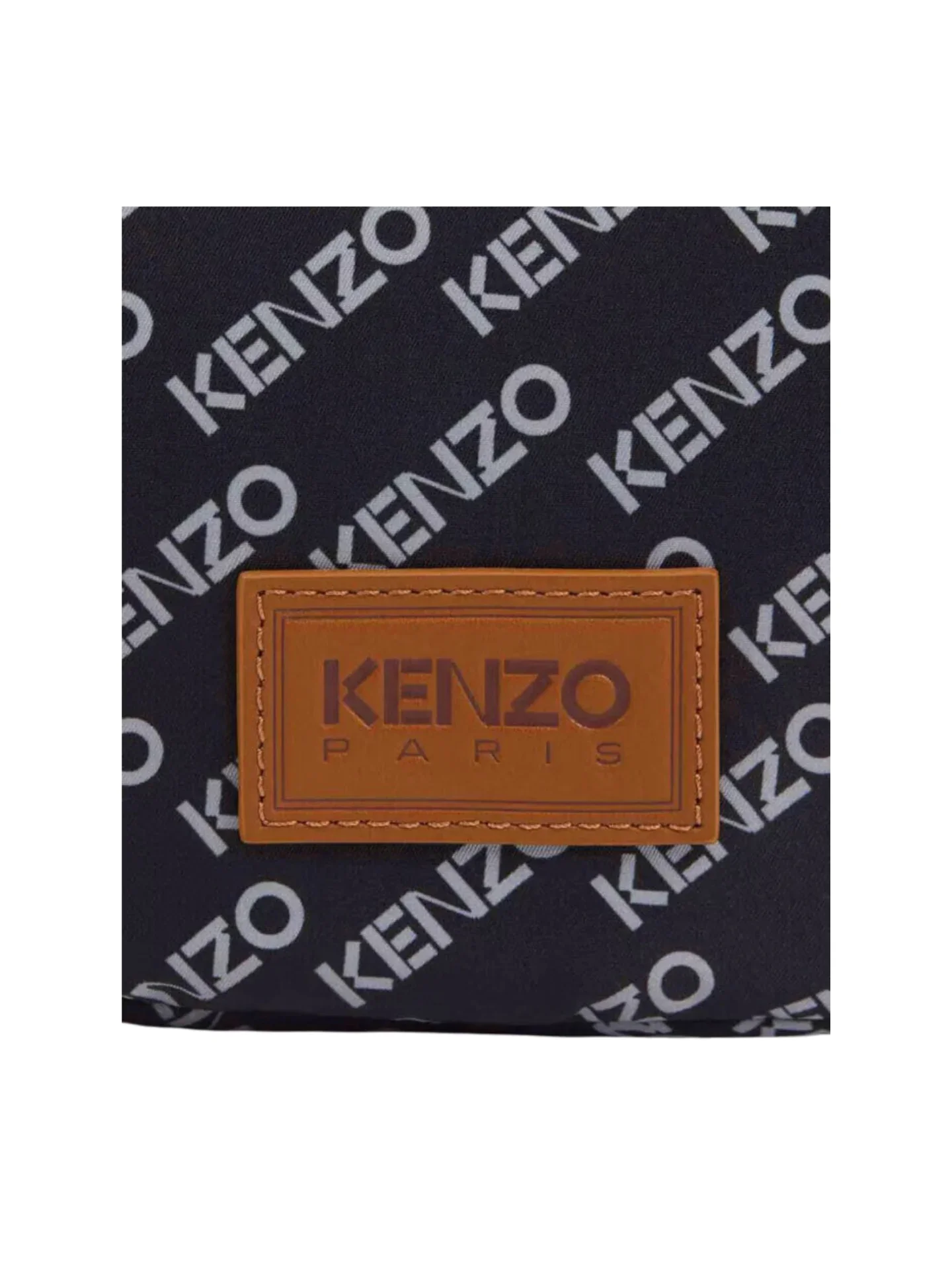 Kenzo Paris Sport Monogram Shoulder Bag Black - Image 7