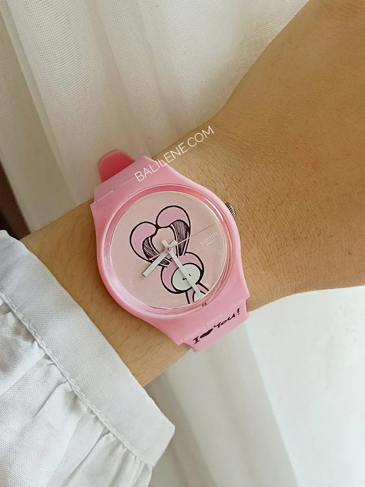 Swatch Lovely Mine Silicone Watch - Image 6