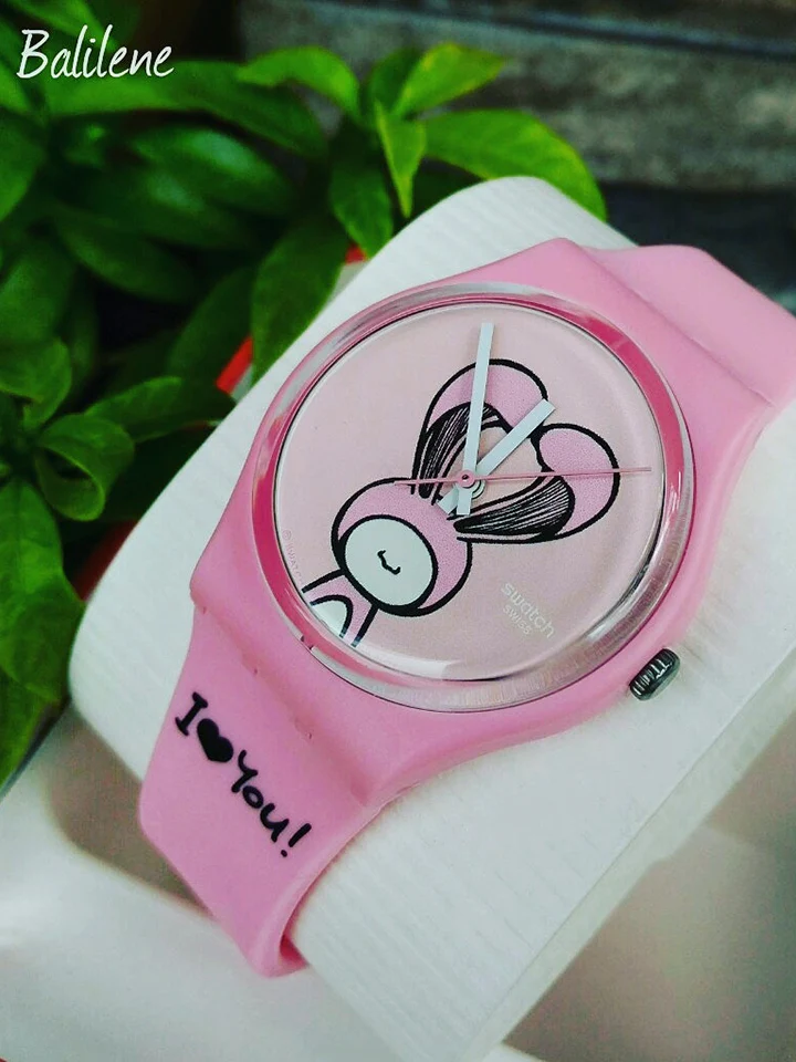 Swatch Lovely Mine Silicone Watch - Image 7