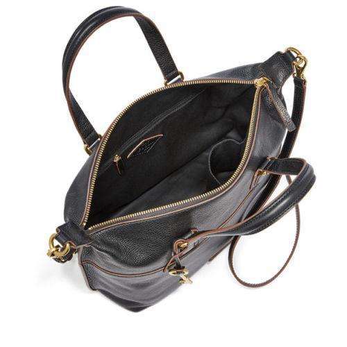 Fossil Shb1380001 Julia Leather Satchel Black - Image 3