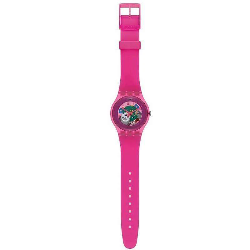 Swatch Unisex Swatch Pink Lacquered Watch - Image 5