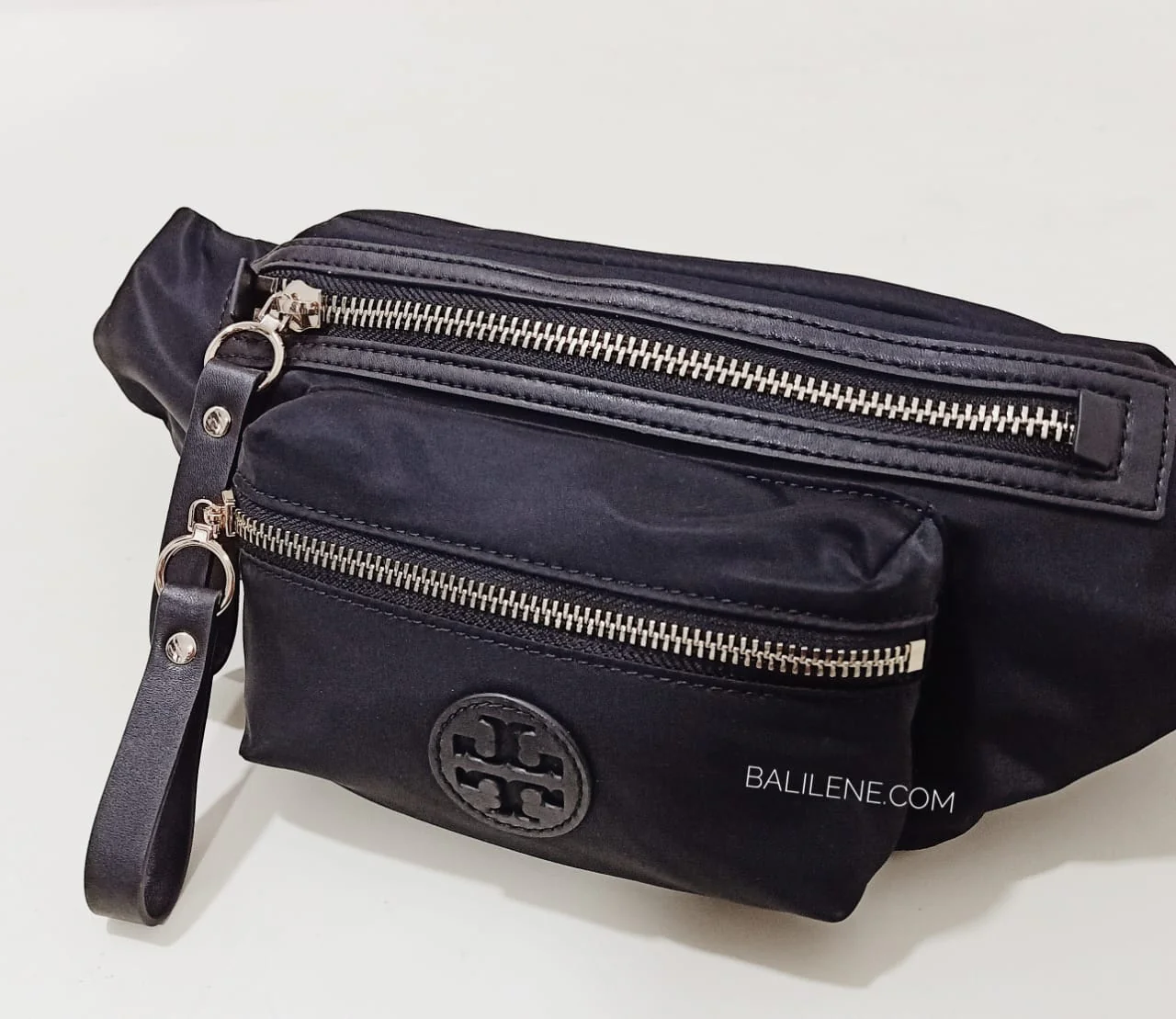 Tory Burch 60387 Nylon Belt Bag Black - Image 7
