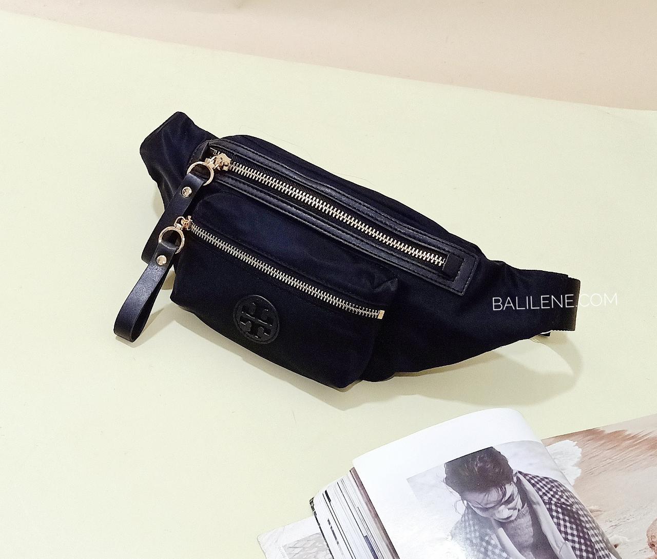 Tory Burch 60387 Nylon Belt Bag Black - Image 8